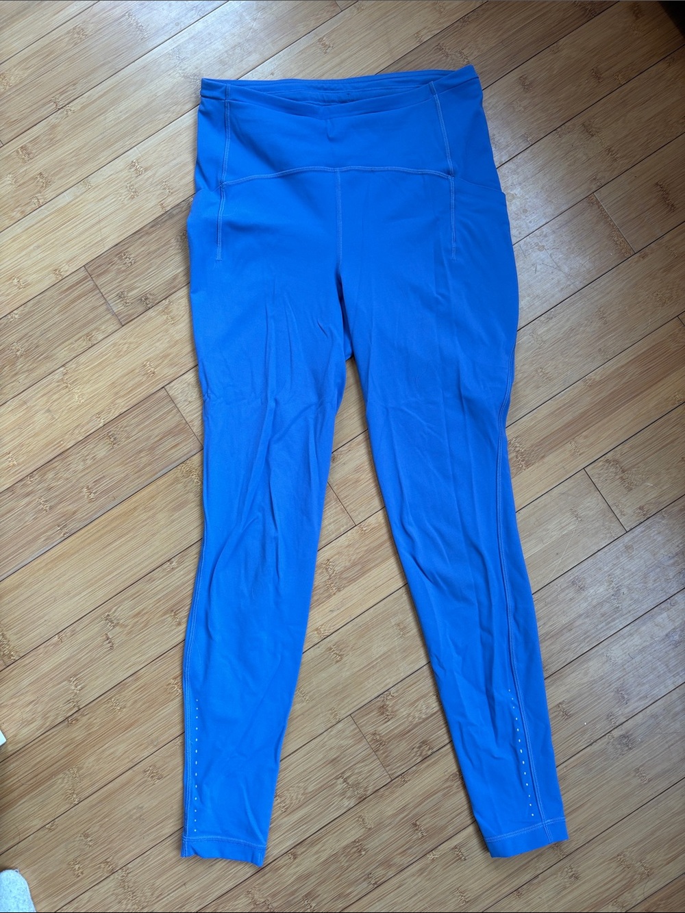 lululemon athletica Blue High-Rise Track Leggings